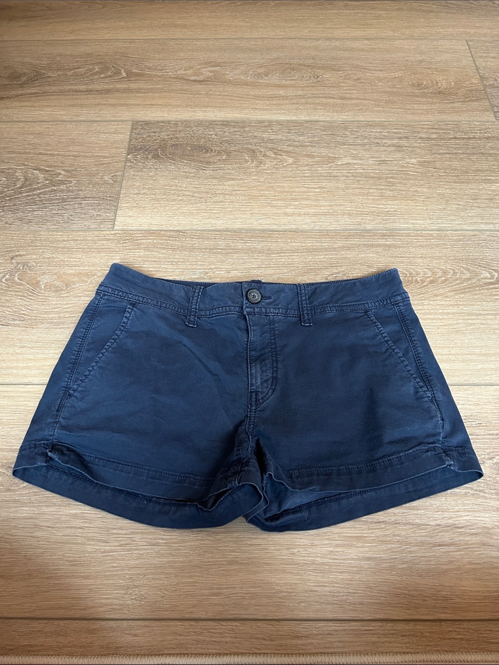 American Eagle Outfitters Navy Cotton Shorts